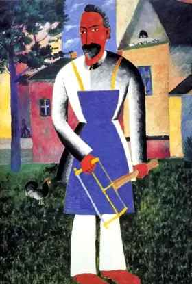 On Vacation by Kazimir Malevich