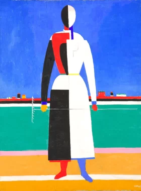 Woman with a rake 1928 by Kazimir Malevich Woman with a rake 1928 by Kazimir Malevich
