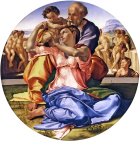Tondo Doni by Michelangelo Buonarroti Tondo Doni by Michelangelo Buonarroti
