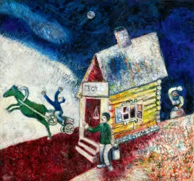 La Calèche Volante by Marc Chagall (Inspired by) La Calèche Volante by Marc Chagall (Inspired by)