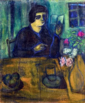 Portrait de la Soeur de L’artiste by Marc Chagall (Inspired by) Portrait de la Soeur de L’artiste by Marc Chagall (Inspired by)