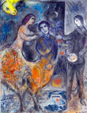 La Muse by Marc Chagall (Inspired by) La Muse by Marc Chagall (Inspired by)