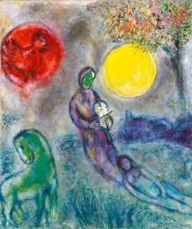 Le Violoniste Sous la Lune by Marc Chagall (Inspired by) Le Violoniste Sous la Lune by Marc Chagall (Inspired by)