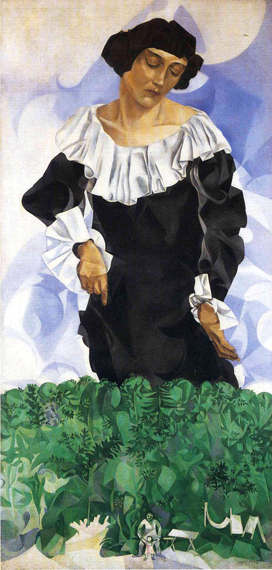 Bella With White Collar by Marc Chagall (Inspired by) Bella With White Collar by Marc Chagall (Inspired by)