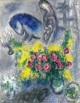 Roses et mimosas by Marc Chagall (Inspired by) Roses et mimosas by Marc Chagall (Inspired by)