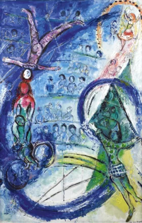 Les Cyclistes by Marc Chagall (Inspired by) Les Cyclistes by Marc Chagall (Inspired by)