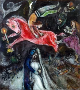 A Red Horse by Marc Chagall (Inspired by) A Red Horse by Marc Chagall (Inspired by)