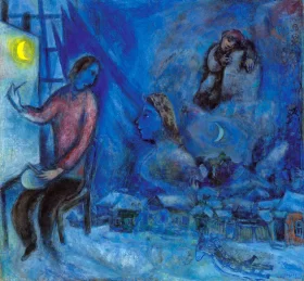 Hommage au passé by Marc Chagall (Inspired by)