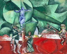 Golgotha 1912 by Marc Chagall (Inspired by)