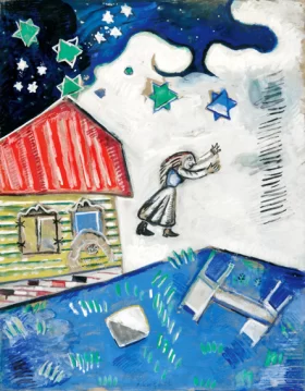 La Fuite by Marc Chagall (Inspired by)
