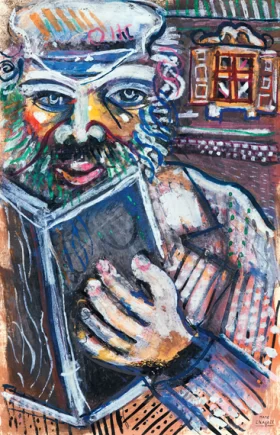 La Lecture by Marc Chagall (Inspired by)