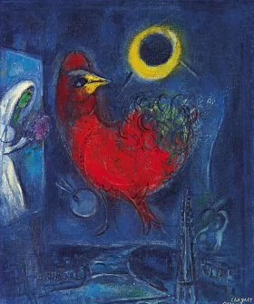 La Sainte-Chapelle, étude by Marc Chagall (Inspired by)