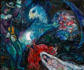 La Nuit Enchantée by Marc Chagall (Inspired by)