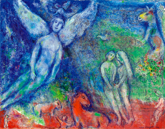 Le paradis by Marc Chagall (Inspired by)