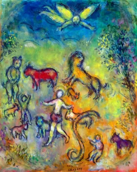 Le Paradis by Marc Chagall (Inspired by)