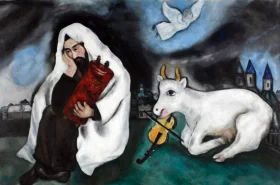 Solitude by Marc Chagall (Inspired by)