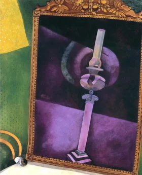 Mirror 1915 by Marc Chagall (Inspired by)