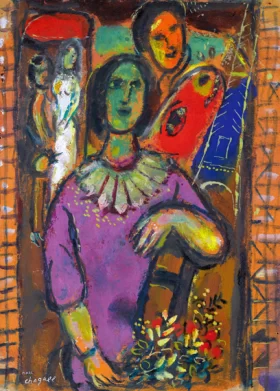Portrait de Vava by Marc Chagall (Inspired by)