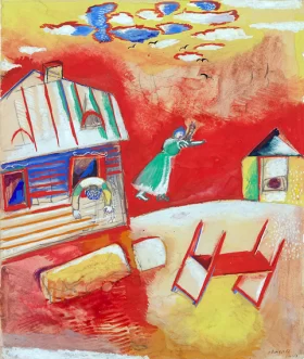 Quarrel by Marc Chagall (Inspired by)