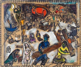 Révolution by Marc Chagall (Inspired by)