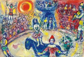 Au cirque by Marc Chagall (Inspired by)