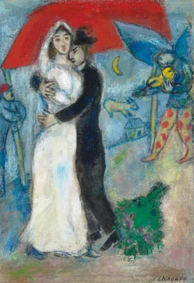 Le baldaquin by Marc Chagall (Inspired by)