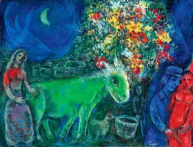 L'âne vert by Marc Chagall (Inspired by)