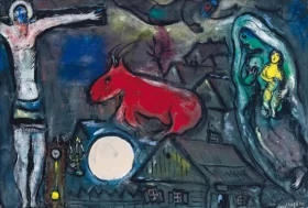 La nativité by Marc Chagall (Inspired by)