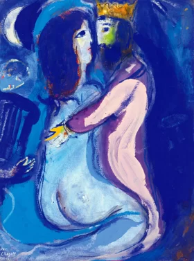 Le Roi David by Marc Chagall (Inspired by)