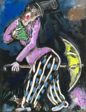 L'homme au Parapluie by Marc Chagall (Inspired by)