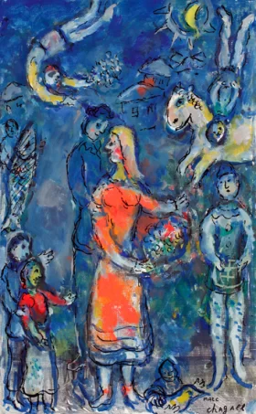 Autour Du Couple by Marc Chagall (Inspired by)
