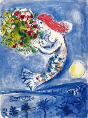 La Baie Des Anges by Marc Chagall (Inspired by)
