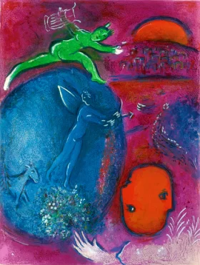 Daphnis and Chloe- Lamon's and Dryas's Dreams by Marc Chagall (Inspired by)
