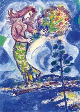 Sirène au pin by Marc Chagall (Inspired by)
