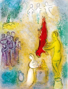 Sacrifices Made to the Nymphs by Marc Chagall (Inspired by)