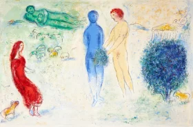 Chloé's Judgment by Marc Chagall (Inspired by)