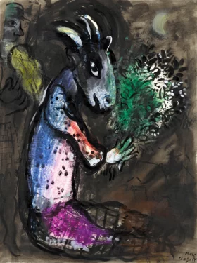 Autour Des Études Pour "Derrière le Miroir" by Marc Chagall (Inspired by)