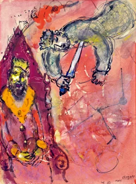 La Mort de Saül by Marc Chagall (Inspired by)