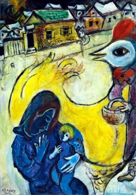 Le Coq Jaune by Marc Chagall (Inspired by) Le Coq Jaune by Marc Chagall (Inspired by)
