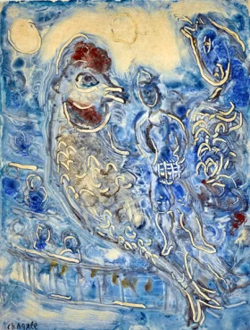 Le Grand Coq, Fond Bleu by Marc Chagall (Inspired by) Le Grand Coq, Fond Bleu by Marc Chagall (Inspired by)