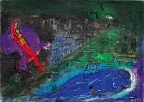 Visions de Paris by Marc Chagall (Inspired by)