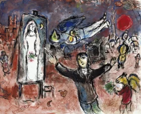 La petite mariée by Marc Chagall (Inspired by)