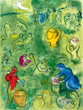Les Vendanges by Marc Chagall (Inspired by)