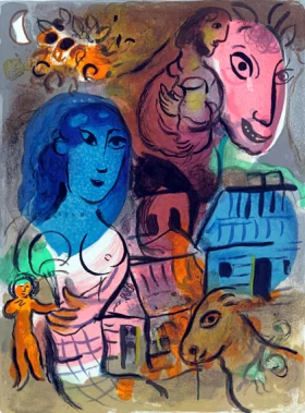 Untitled by Marc Chagall (Inspired by) Untitled by Marc Chagall (Inspired by)