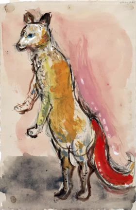 A Fox 1942 by Marc Chagall (Inspired by) A Fox 1942 by Marc Chagall (Inspired by)