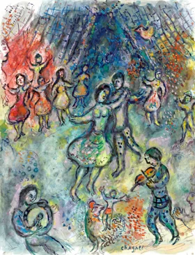 Les Danseurs by Marc Chagall (Inspired by) Les Danseurs by Marc Chagall (Inspired by)