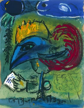 New Year's Card by Marc Chagall (Inspired by) New Year's Card by Marc Chagall (Inspired by)