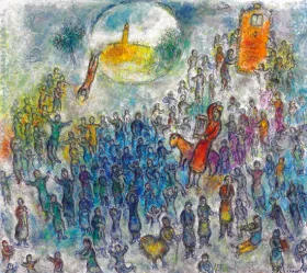 Scène biblique by Marc Chagall (Inspired by) Scène biblique by Marc Chagall (Inspired by)