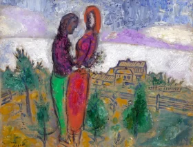 Conversation Dans le Pré by Marc Chagall (Inspired by) Conversation Dans le Pré by Marc Chagall (Inspired by)