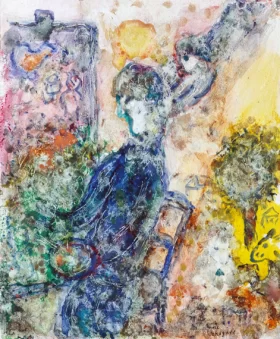 Le Peintre à la Palette by Marc Chagall (Inspired by) Le Peintre à la Palette by Marc Chagall (Inspired by)